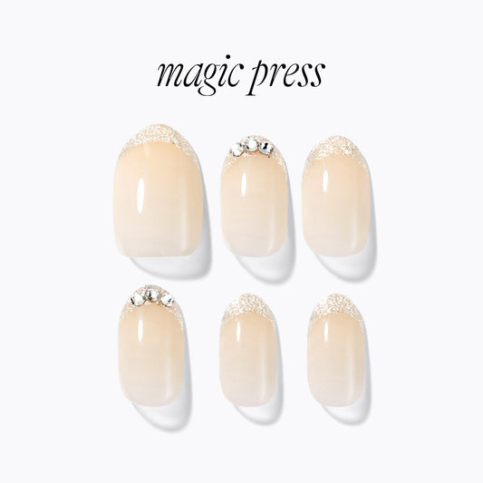 Dashing Diva Magic Press- Wedding Ring (Long Oval) | 穿戴甲| Press On Nail