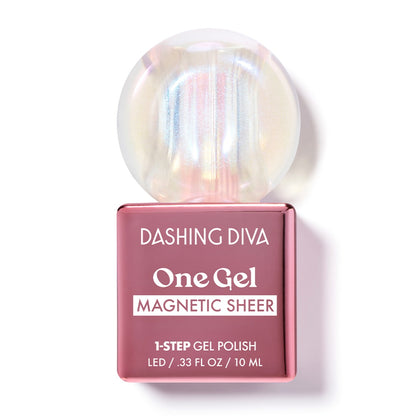 Magnetic - Fairy Topper | GEL甲油 | Magnetic Gel｜迷人的藍色上層貓眼凝膠指甲油，帶仙女閃粉和銀色貓眼