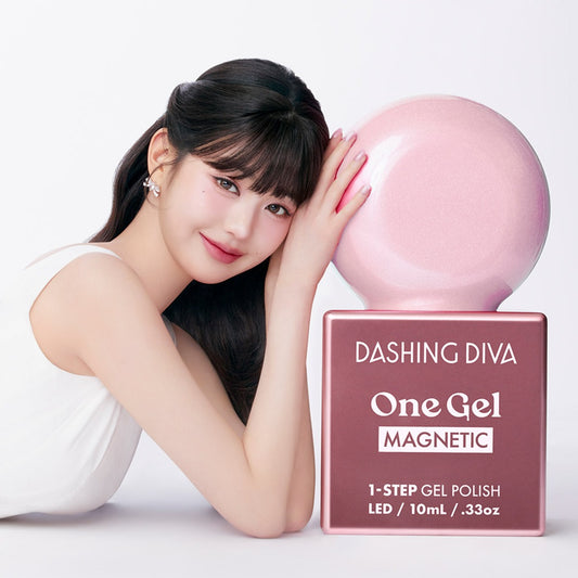 Dashing Diva - Moment | GEL甲油 | Magnetic Gel | 日常必備！柔和粉紅色調，低調奢華貓眼光澤