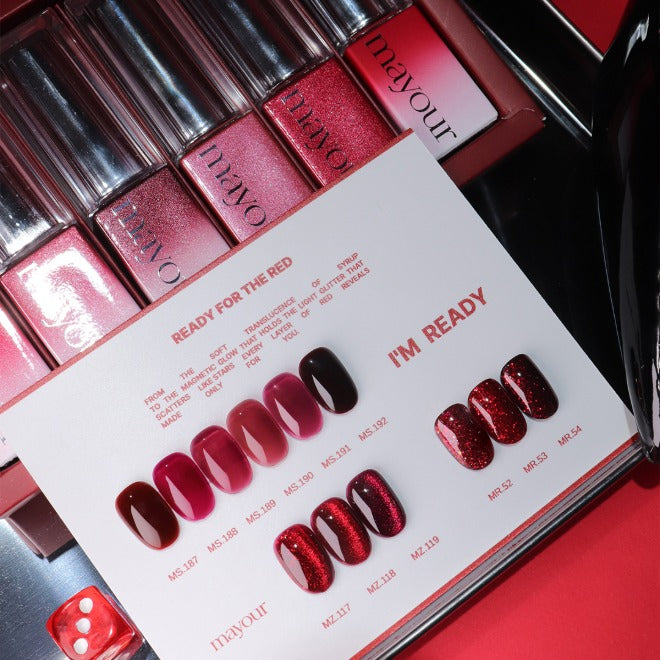 韓國紅色gel甲油代購