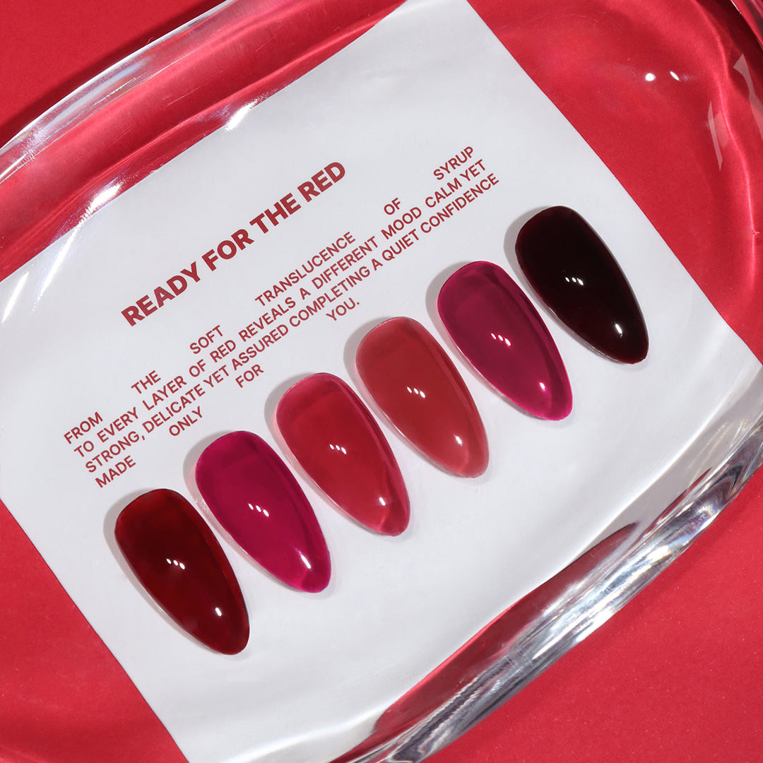 韓國紅色gel甲油代購