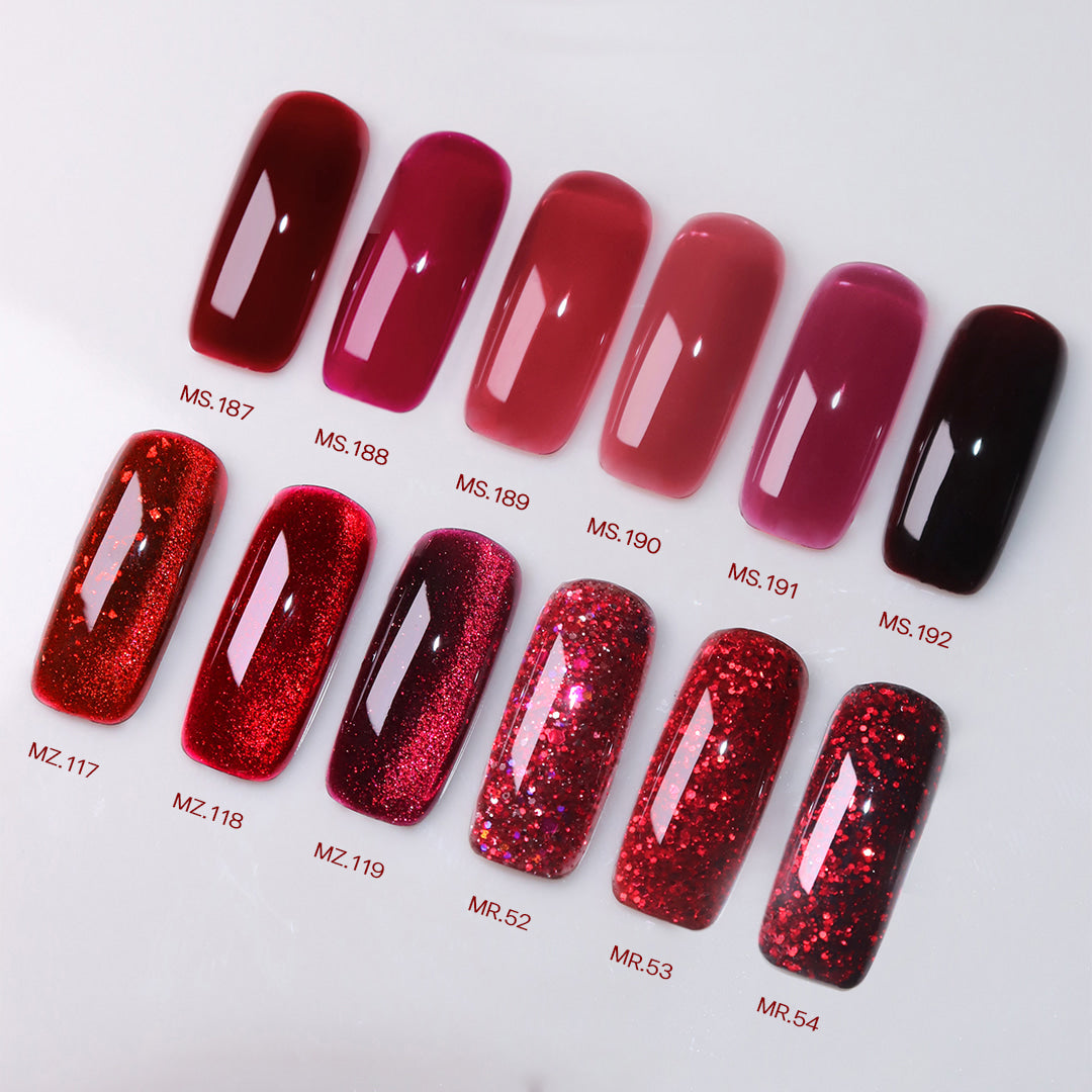 韓國紅色gel甲油代購