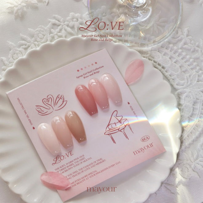 粉紅裸色貓眼膠