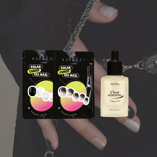 Men's Nail Sticker Starter Kit (2 Design Packs + Remover) - No UV Lamp Needed | Korean Quality