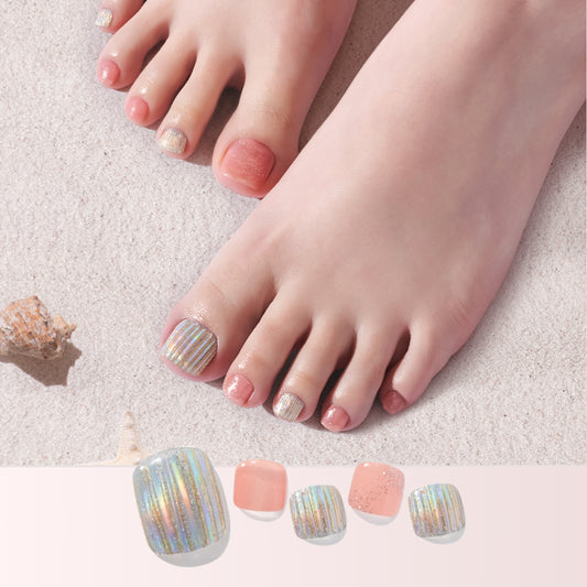 Edgeu Mermaid Glass | 腳甲貼| Hard Gel