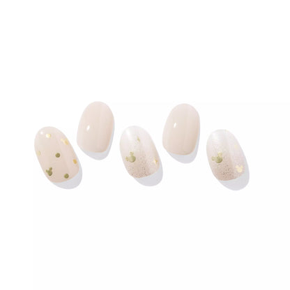 beige Mickey Nail Wraps