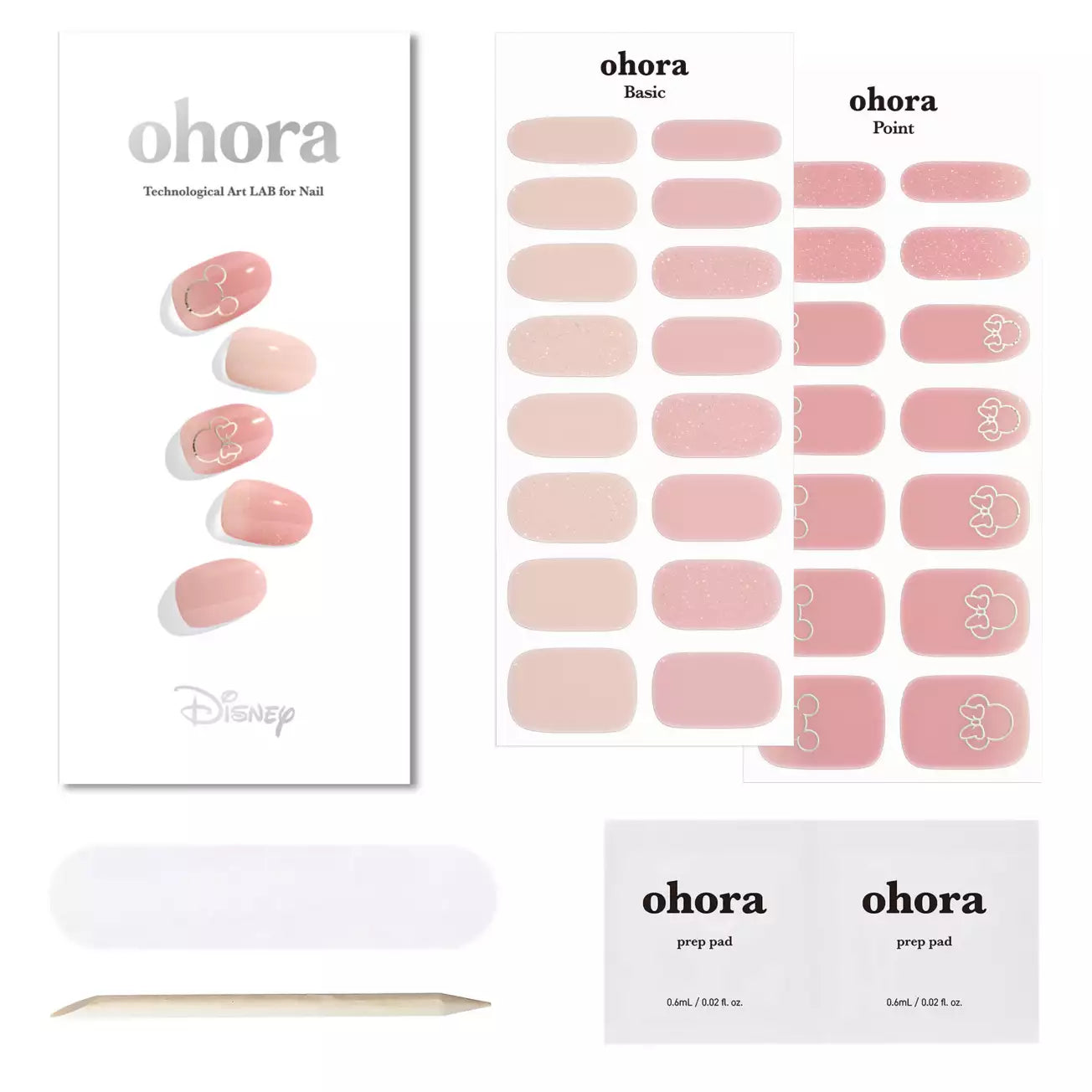 pink Mickey & Minnie Nail Wraps