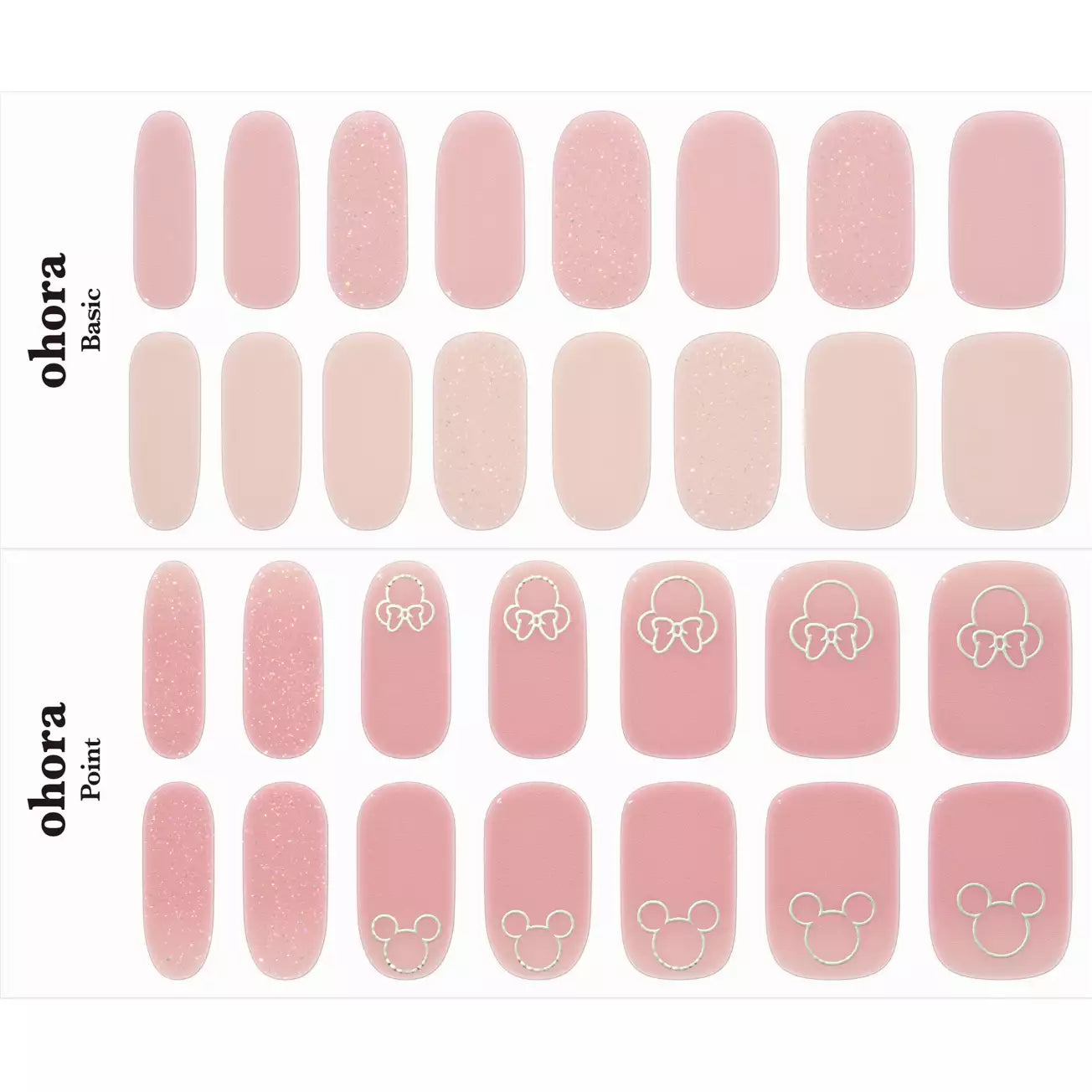 pink Mickey & Minnie Nail Wraps