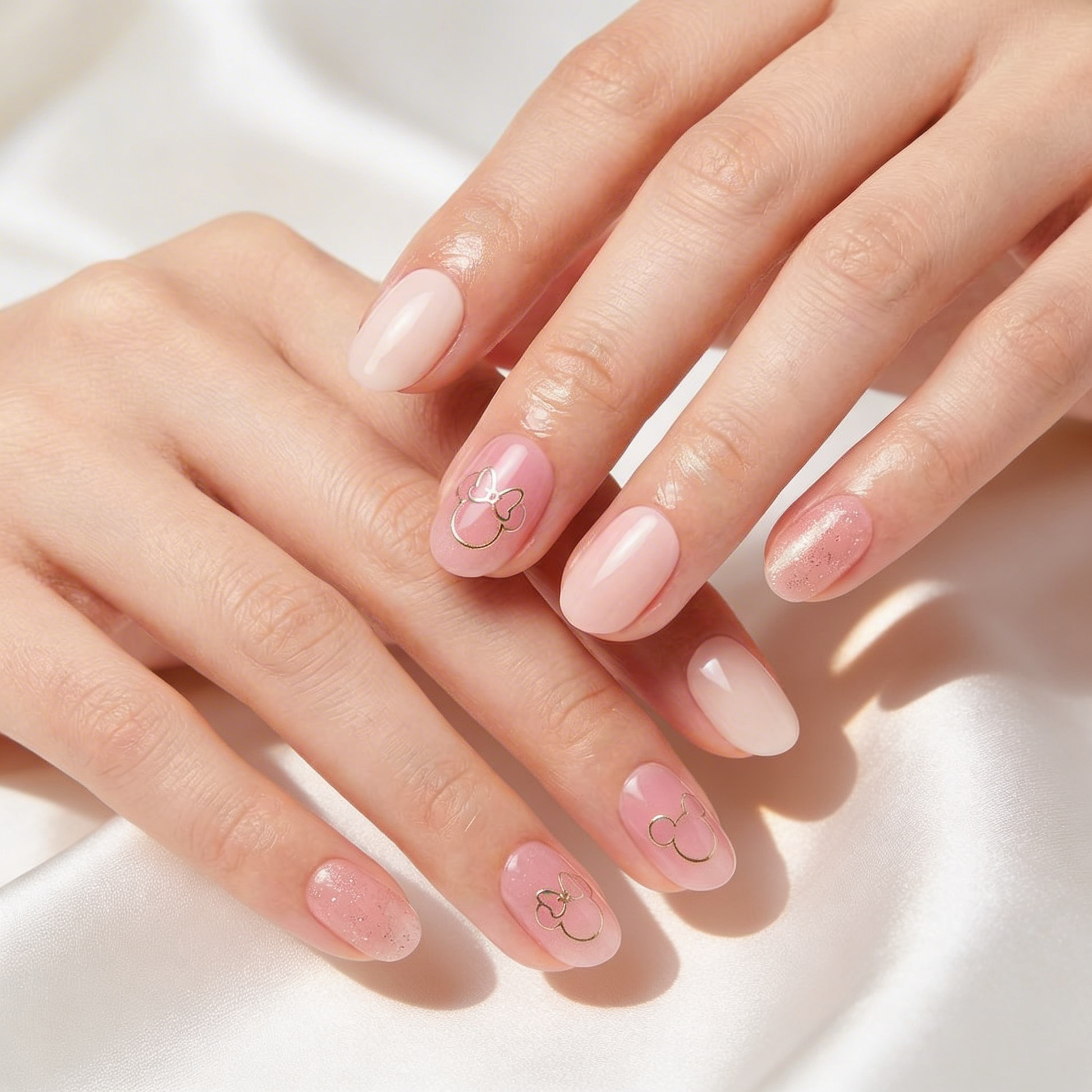 pink Mickey & Minnie Nail Wraps