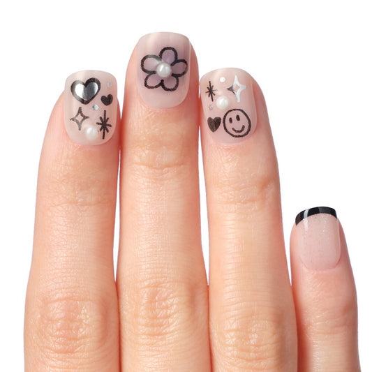 Dashing Diva | Mini Tattoo (Short Square) | 穿戴甲| Press On Nail