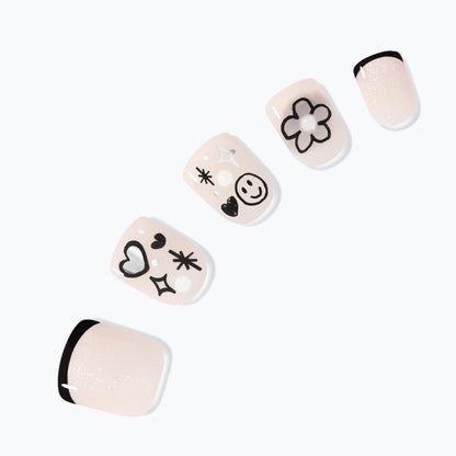 Dashing Diva | Mini Tattoo (Short Square) | 穿戴甲| Press On Nail