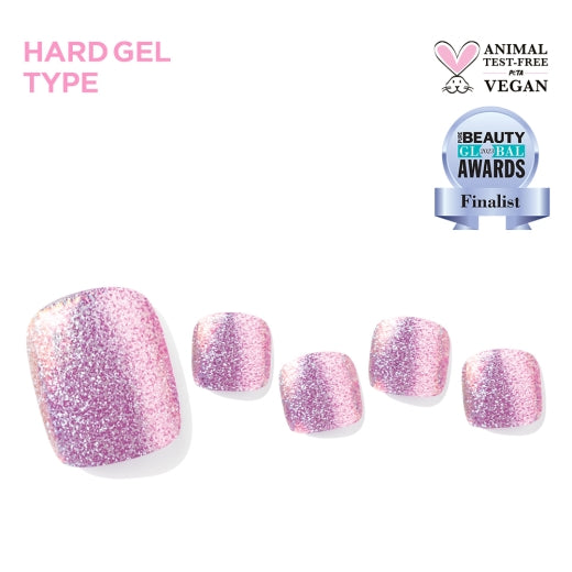 Mirror Glitter Purple|腳甲貼|Hard Gel