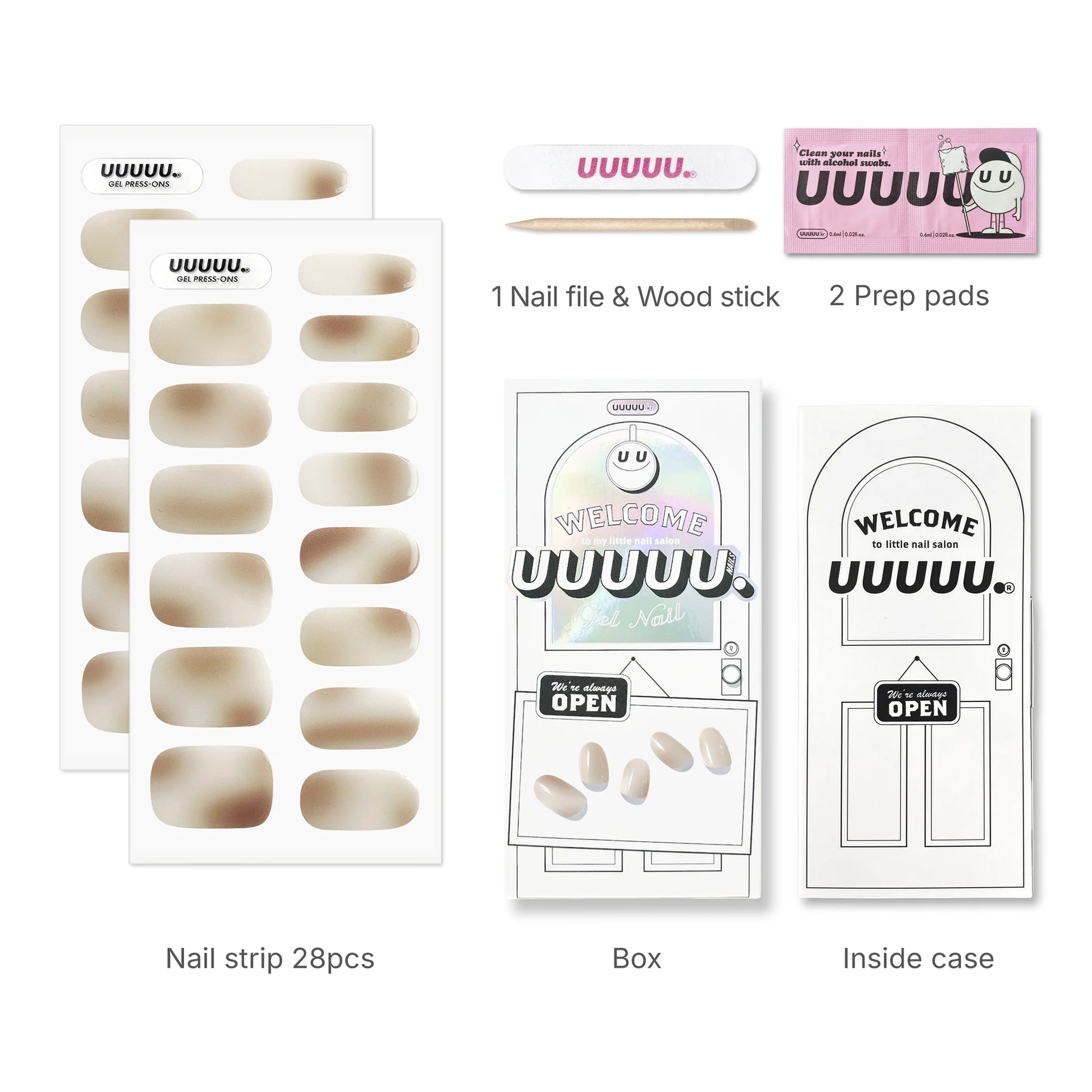 Semi cured Nail Wraps