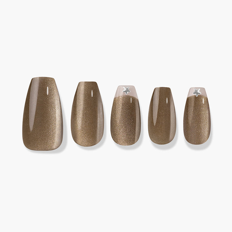 棕色貓眼穿戴甲