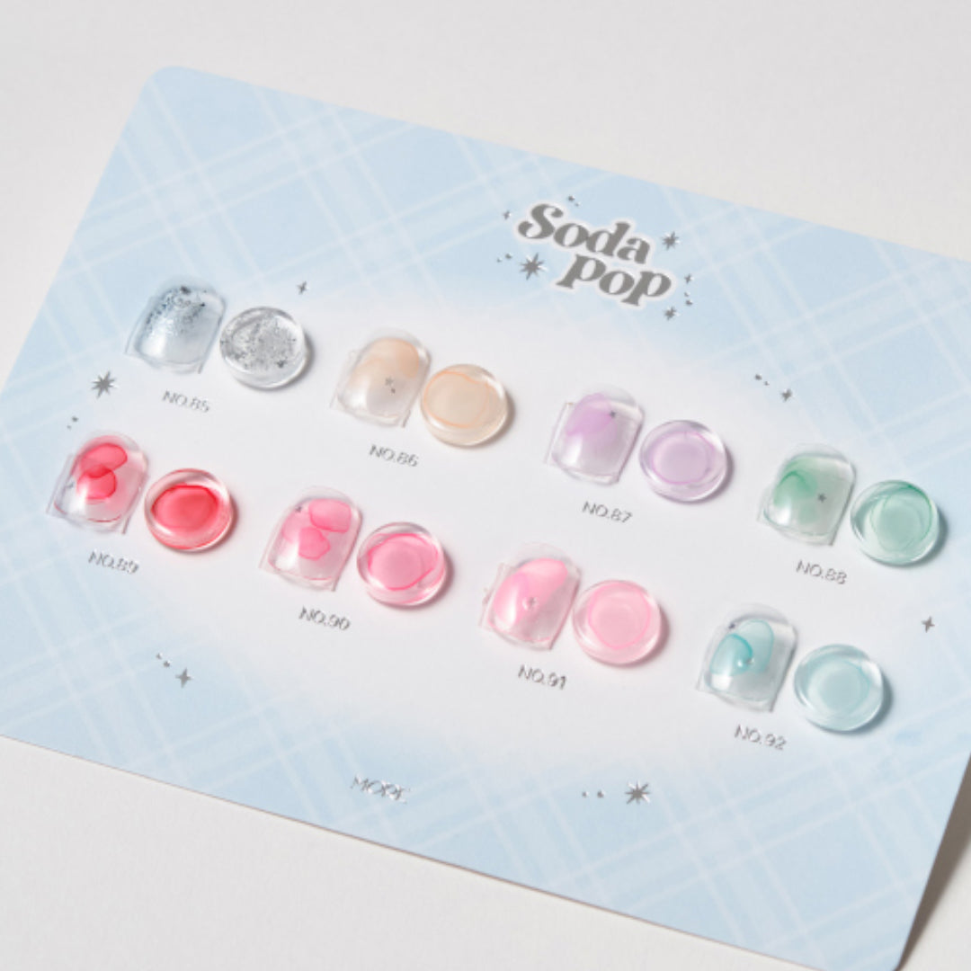 MORE ART Liquid Soda Pop Nail Art Colour Set – 8 Shades