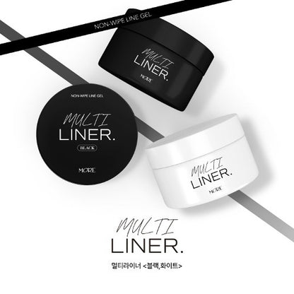 Non-Wipe Line Gel｜黑／白免擦拭線條凝膠