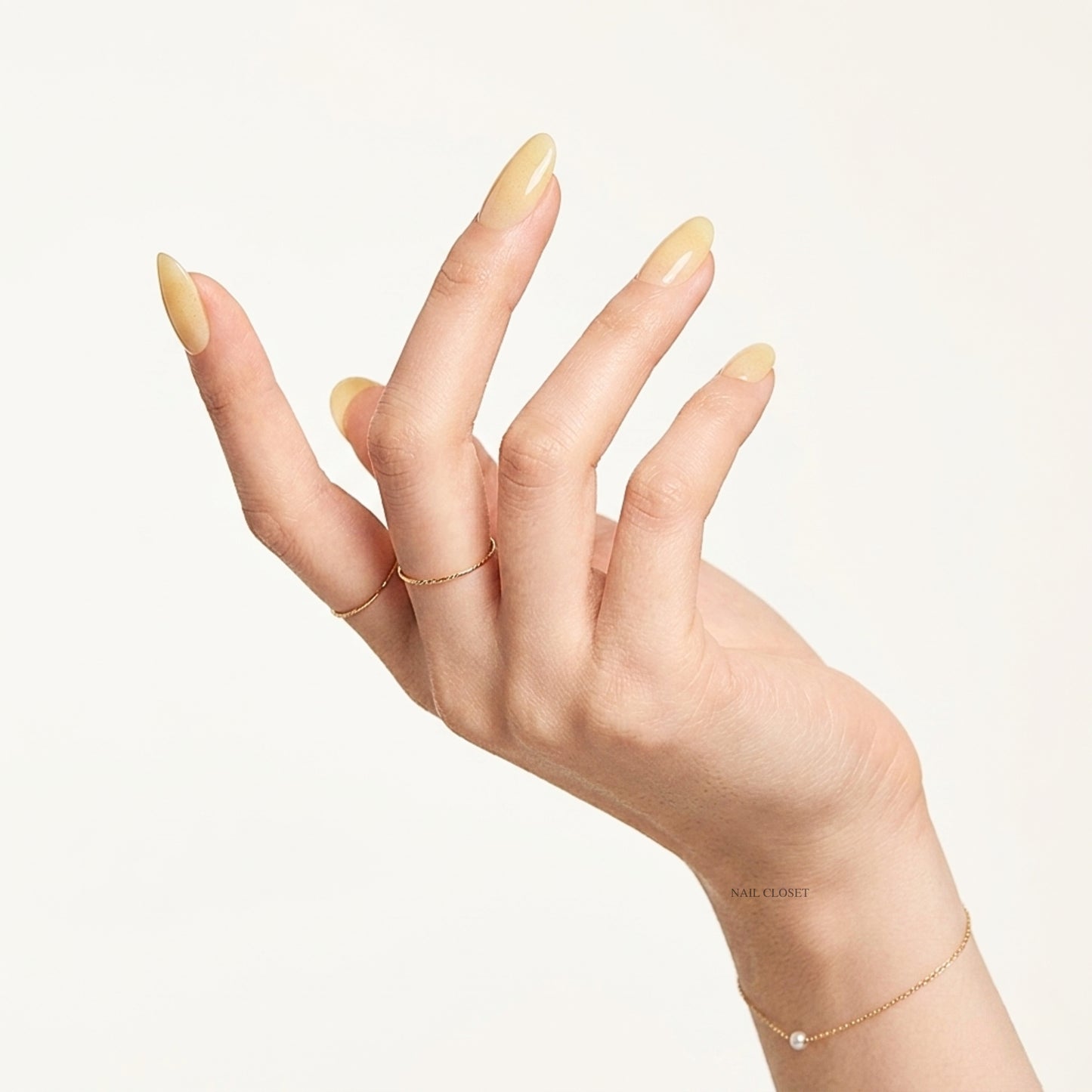 butter yellow nail wraps