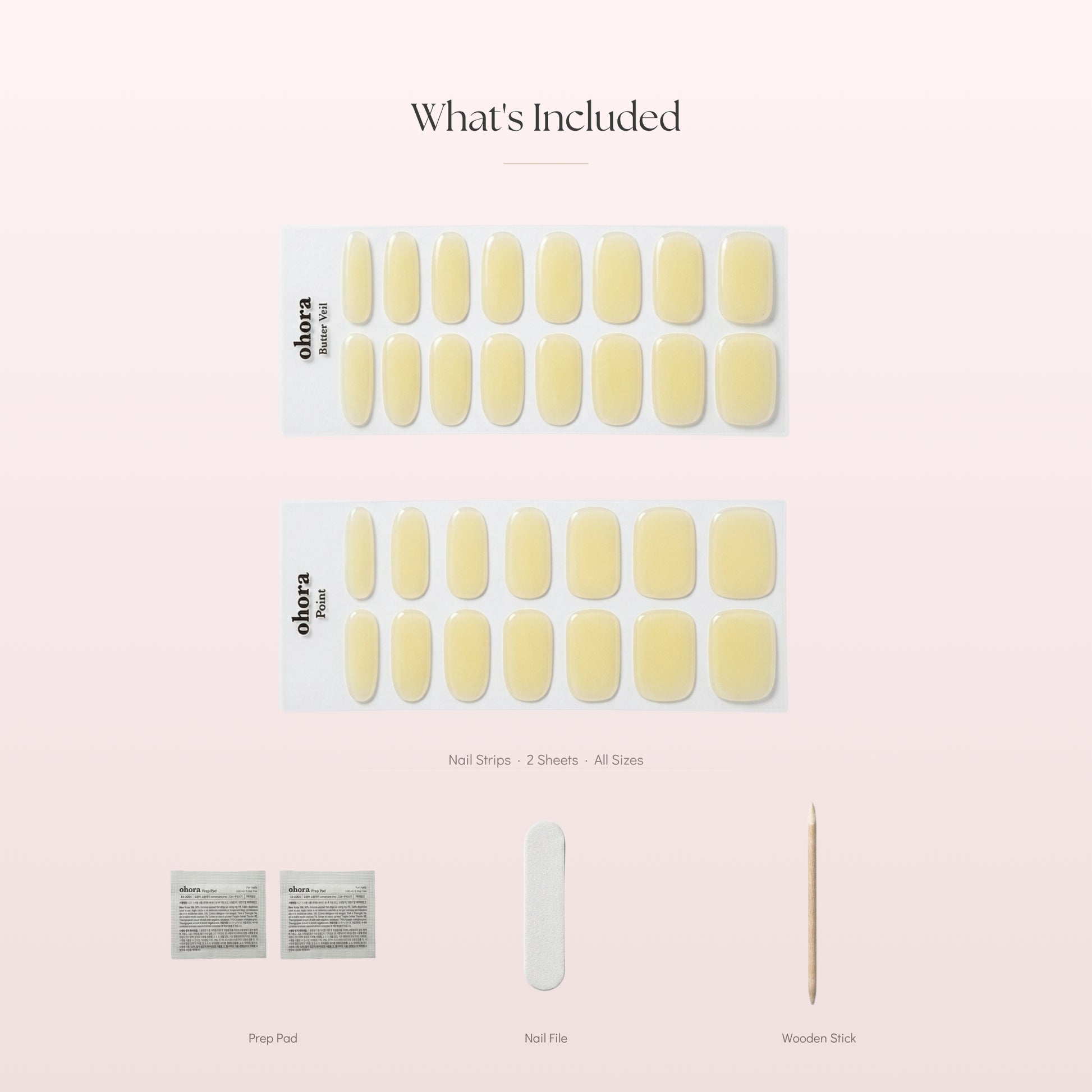 butter yellow nail wraps