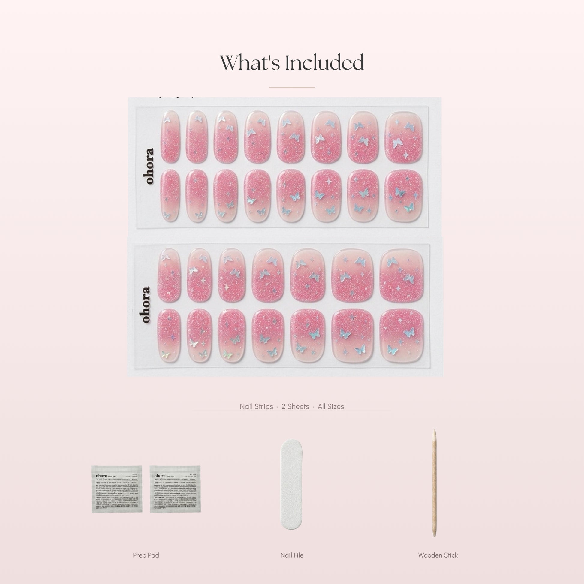 Semi cured gel nail strips with UV light