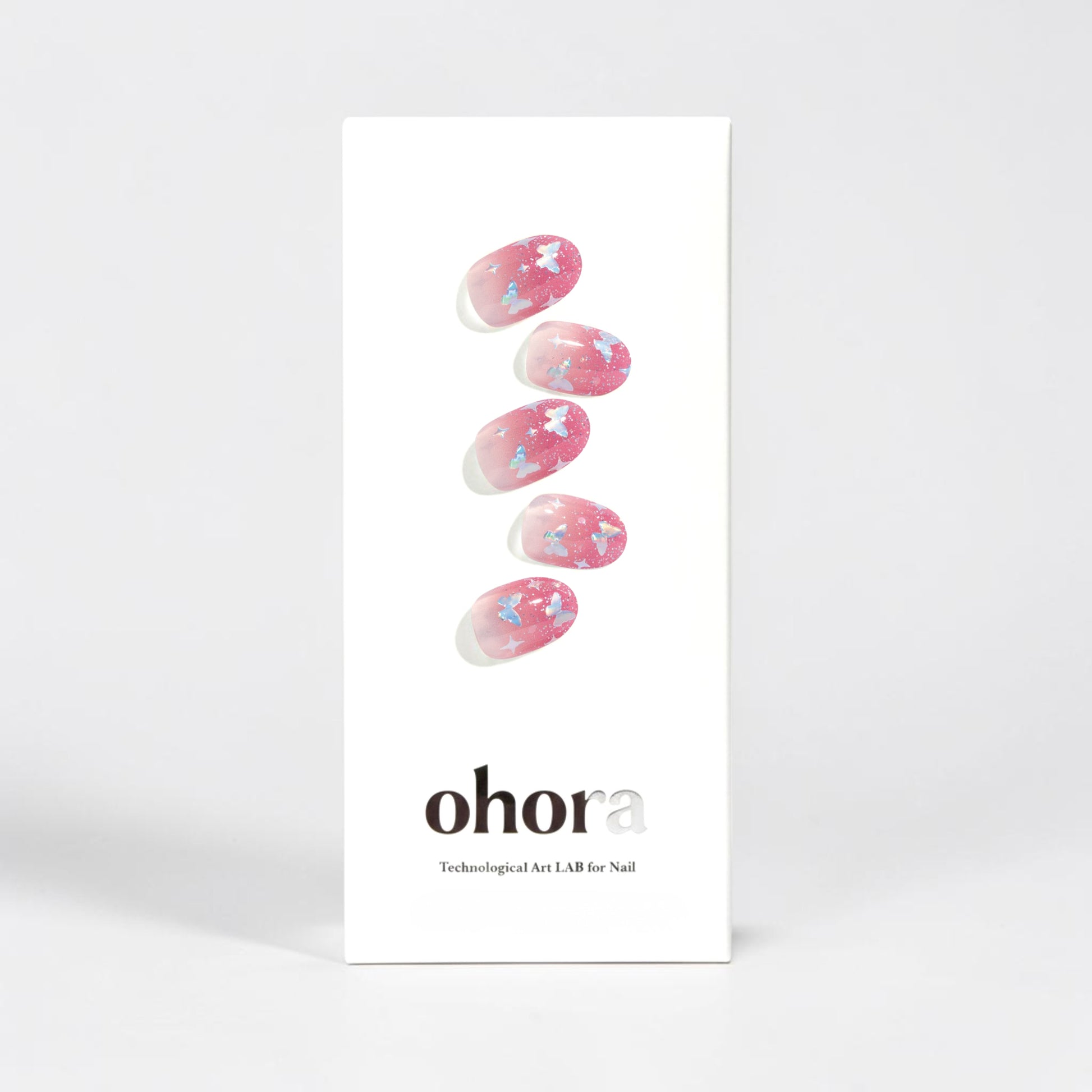 Semi cured gel nail strips with UV light