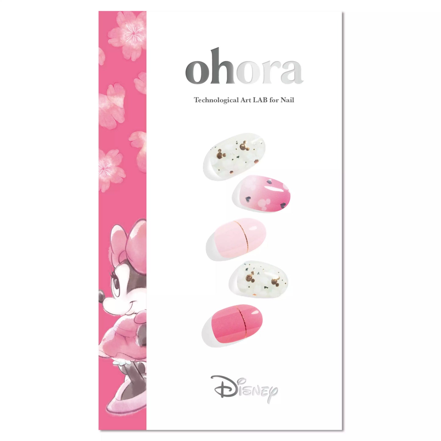 Ohora Japan Disney|ND-027-JC Minnie nail stickers｜米妮指甲貼｜日本米妮代購|指甲貼|Semi Cured Gel