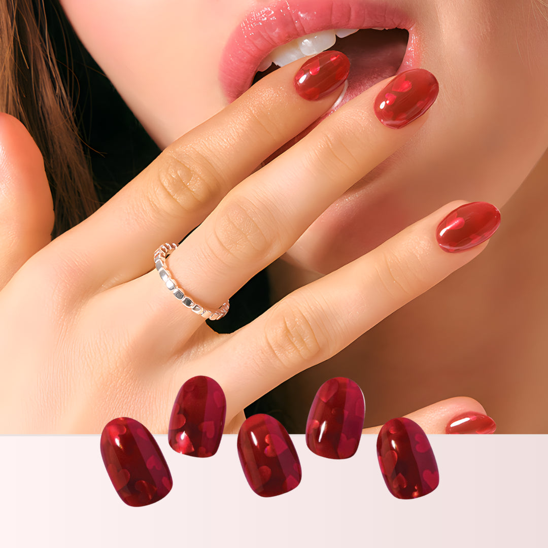 romantic nail wraps ohora Australia