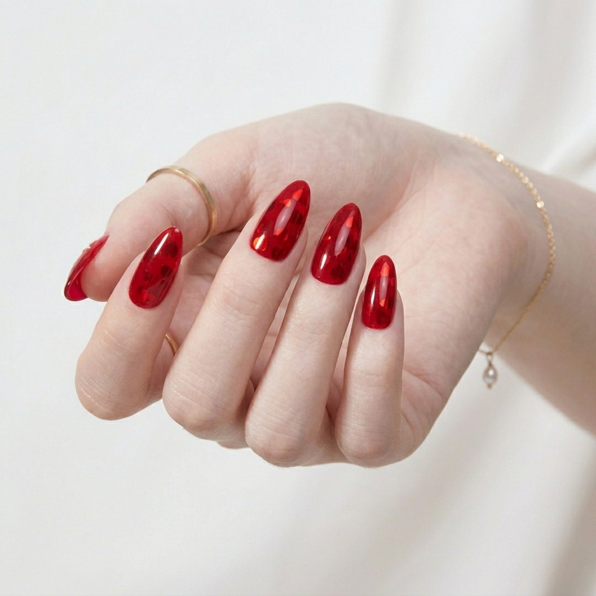 Red Gel Nail Wraps
