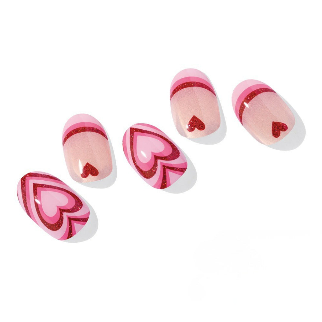 N Love Puff Fluffy Pink Puff Heart Nails ohora Hong Kong