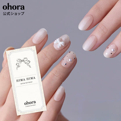 Ohora Japan|N Milky Lace|指甲貼|Semi Cured Gel