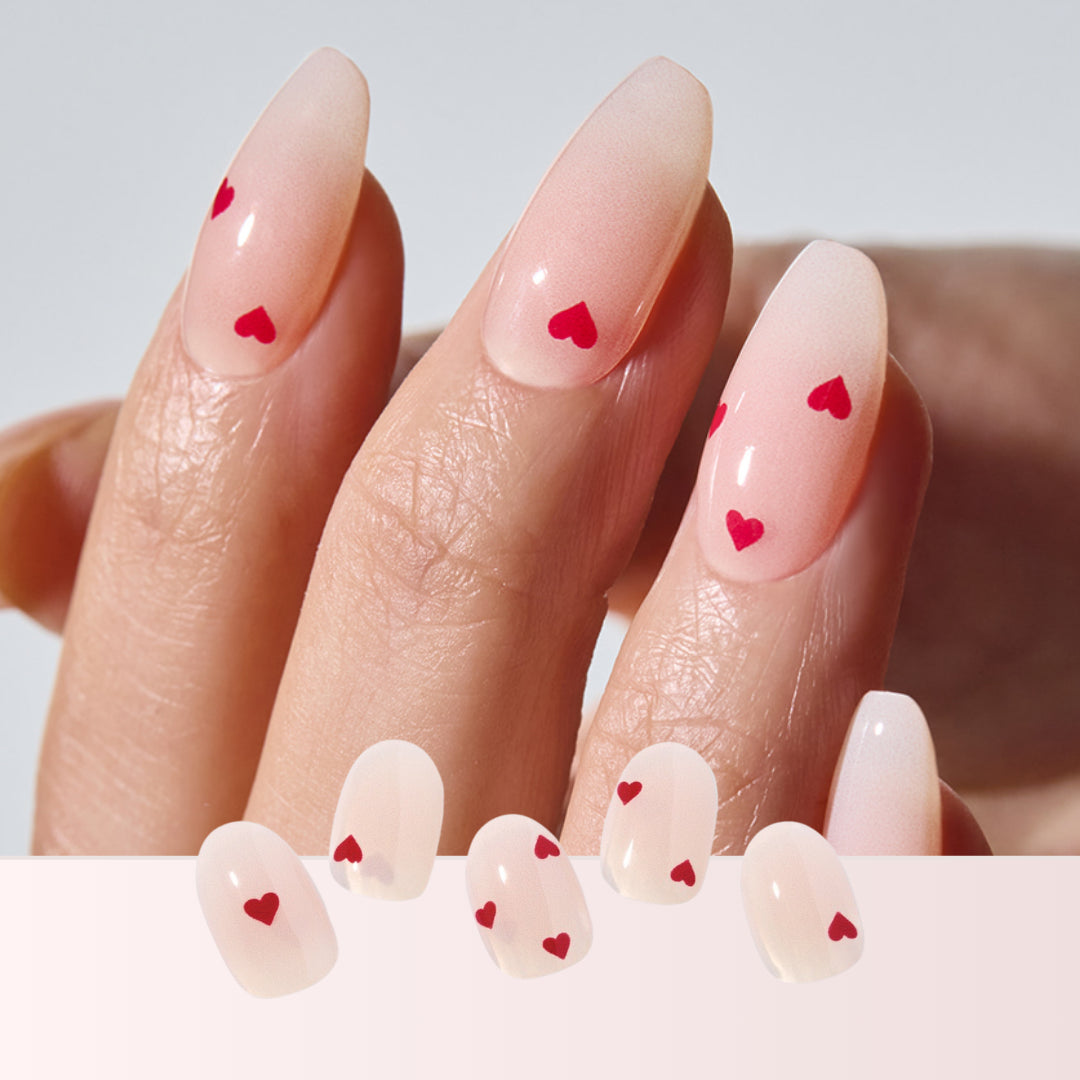 N Mini Heart Cute Heart Nail Stickers ohora New Zealand