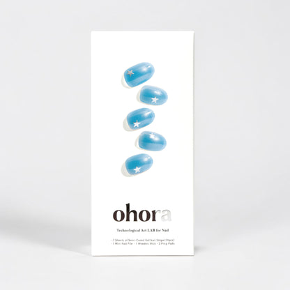 Blue Gel Nail Wraps