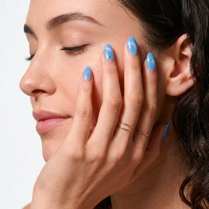 Blue Gel Nail Wraps