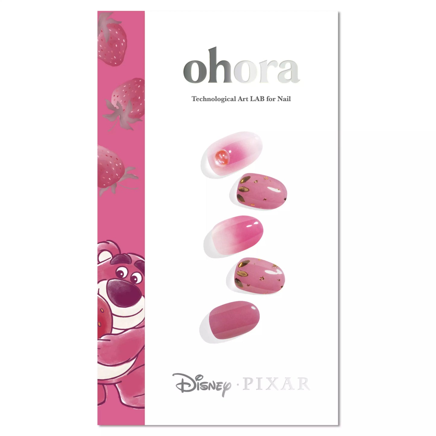 Ohora Japan Disney|NP-035-JC Lotso Nail Stickers｜勞蘇指甲貼｜勞蘇代購|指甲貼|Semi Cured Gel