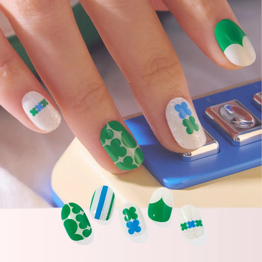 Ohora Korea | [DRP X ohora] N Clover Parade Nail | 指甲貼| Semi Cured Gel