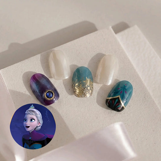 Elsa Nails Designs