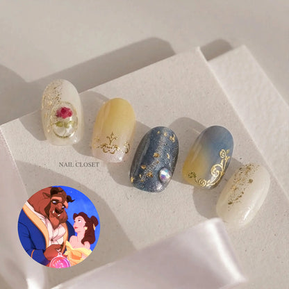 Beauty and the Beast Nail stickers