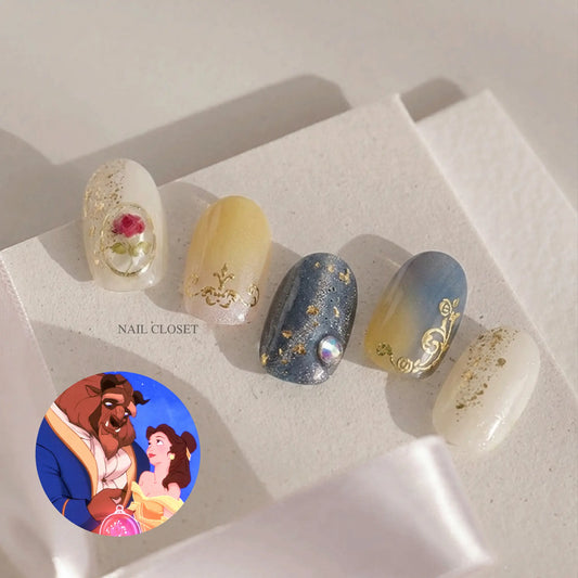 Beauty and the Beast Nail stickers