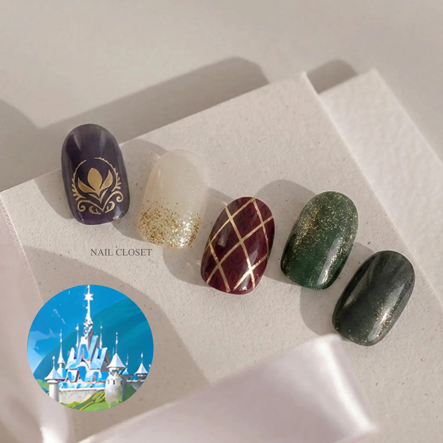 Frozen Nails Designs