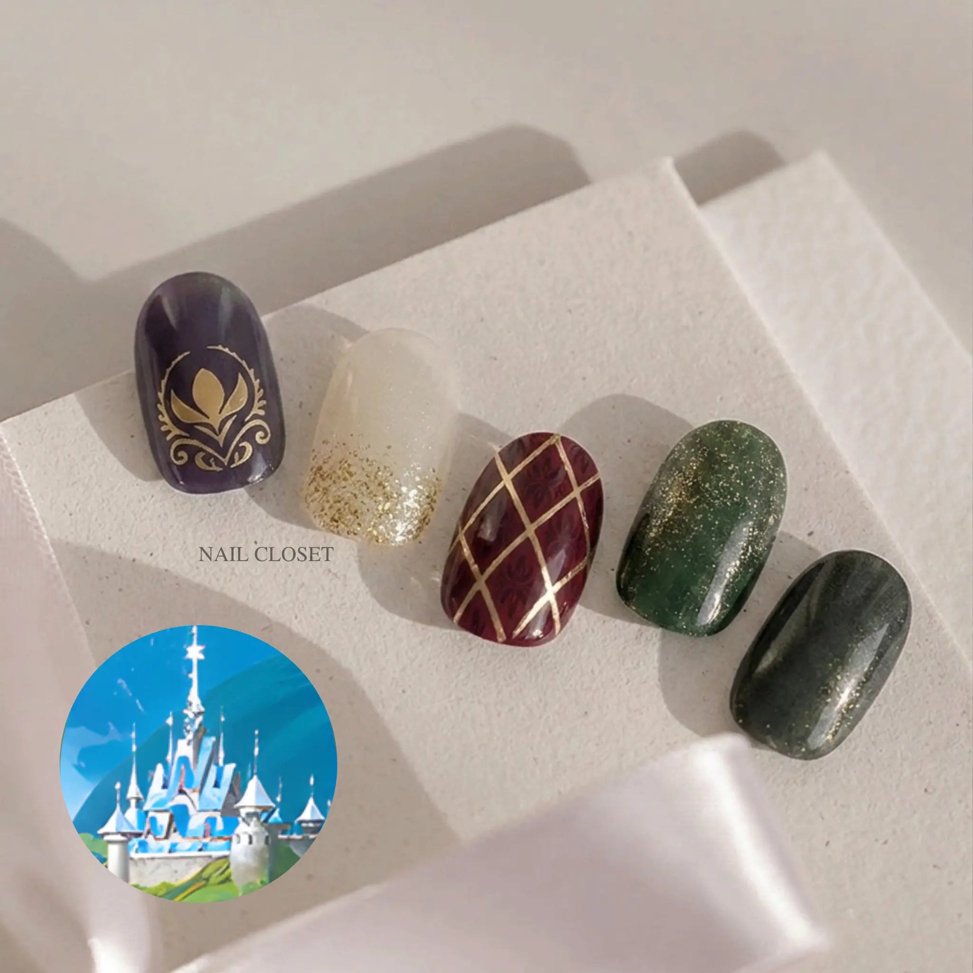 Frozen Nails Designs