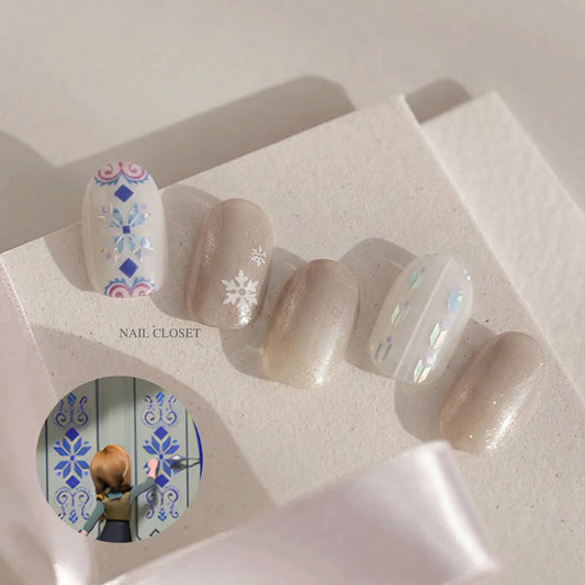 Frozen Nails Designs