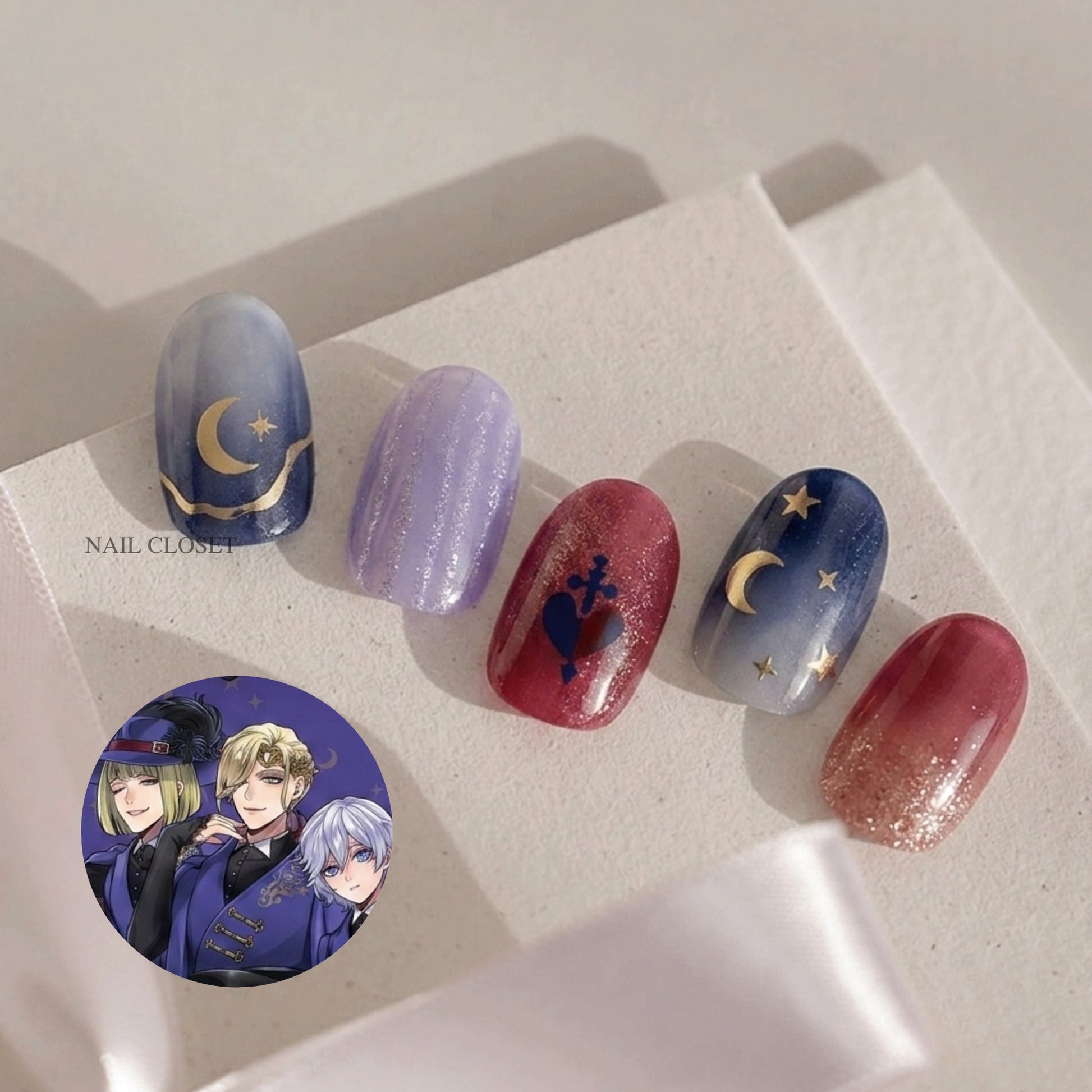 ohora Disney twisted wonderland nail wraps Australia
