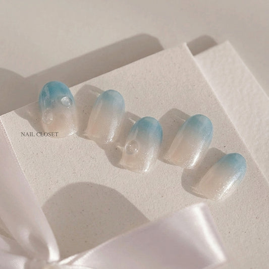 blue nail wraps 