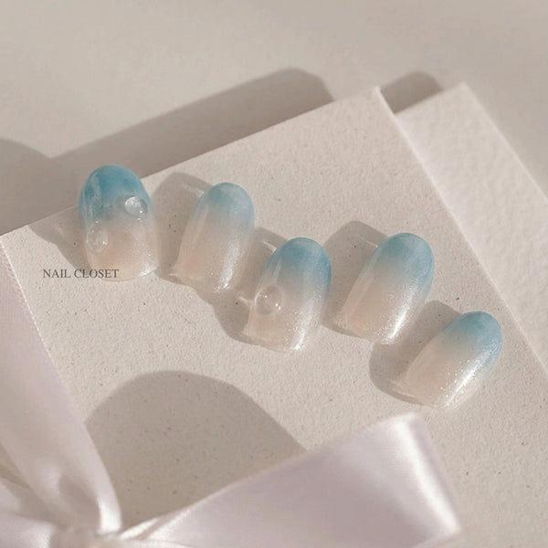 blue nail wraps 