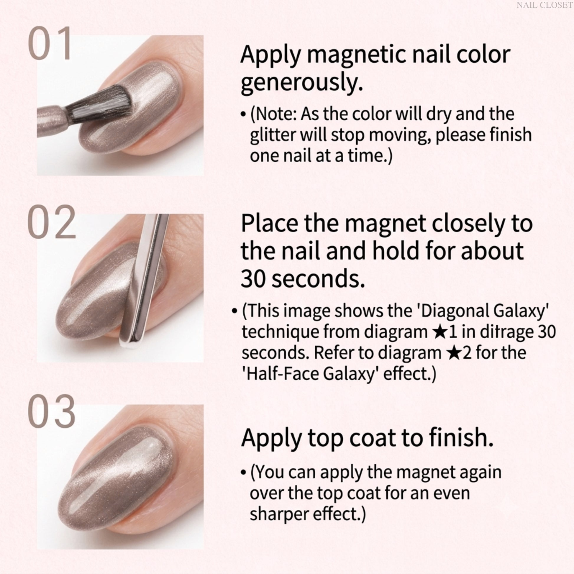 cat eye nail tutorial