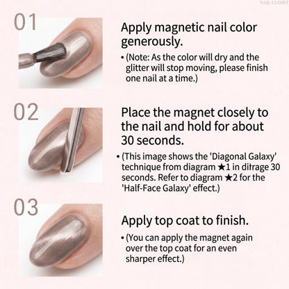 cat eye nail tutorial
