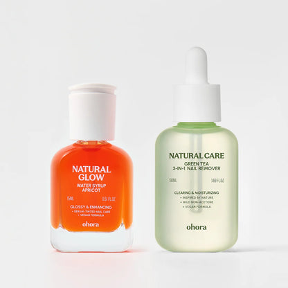 ohora Nail Strengthener + Green Tea Remover Set