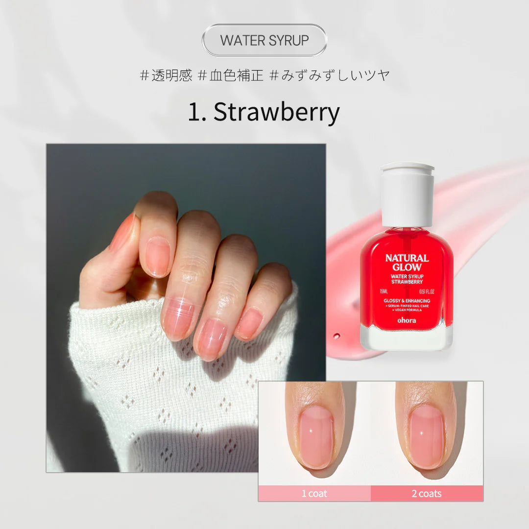 ohora Nail Strengthener + Green Tea Remover Set