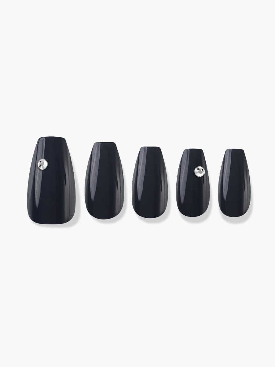 Finger Suit Night Fever Nail (Coffin) | 穿戴甲| Press On Nail