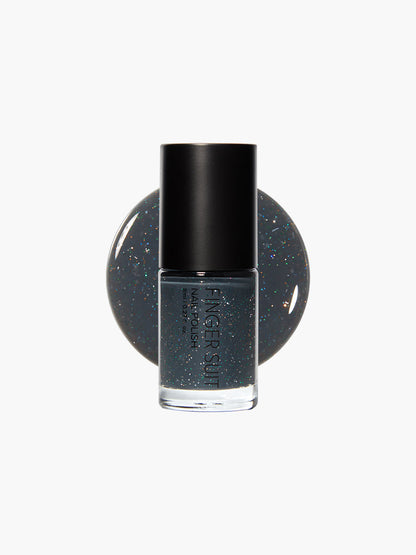 Finger Suit | Night Out | 指甲油 | Glitter Nail Polish| 黑夜閃片糖漿甲油 | 節日派對