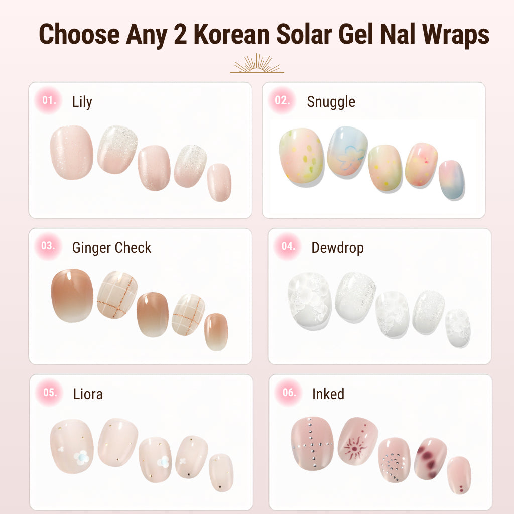 no lamp gel nail wraps beginner 